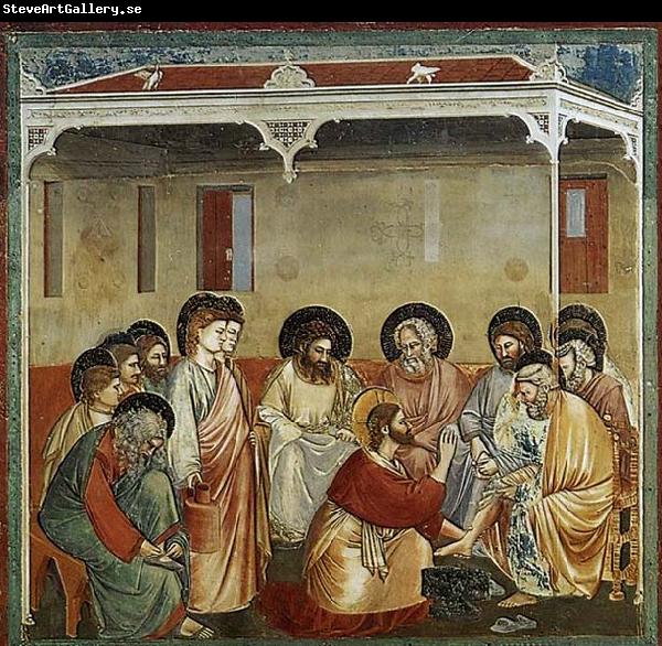 GIOTTO di Bondone Washing of Feet